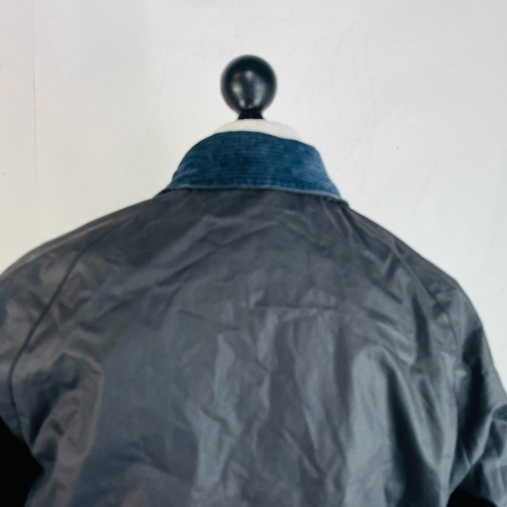 Wilkes & Ackerman Men's Outdoor Wax Jacket in Dark Blue size Large