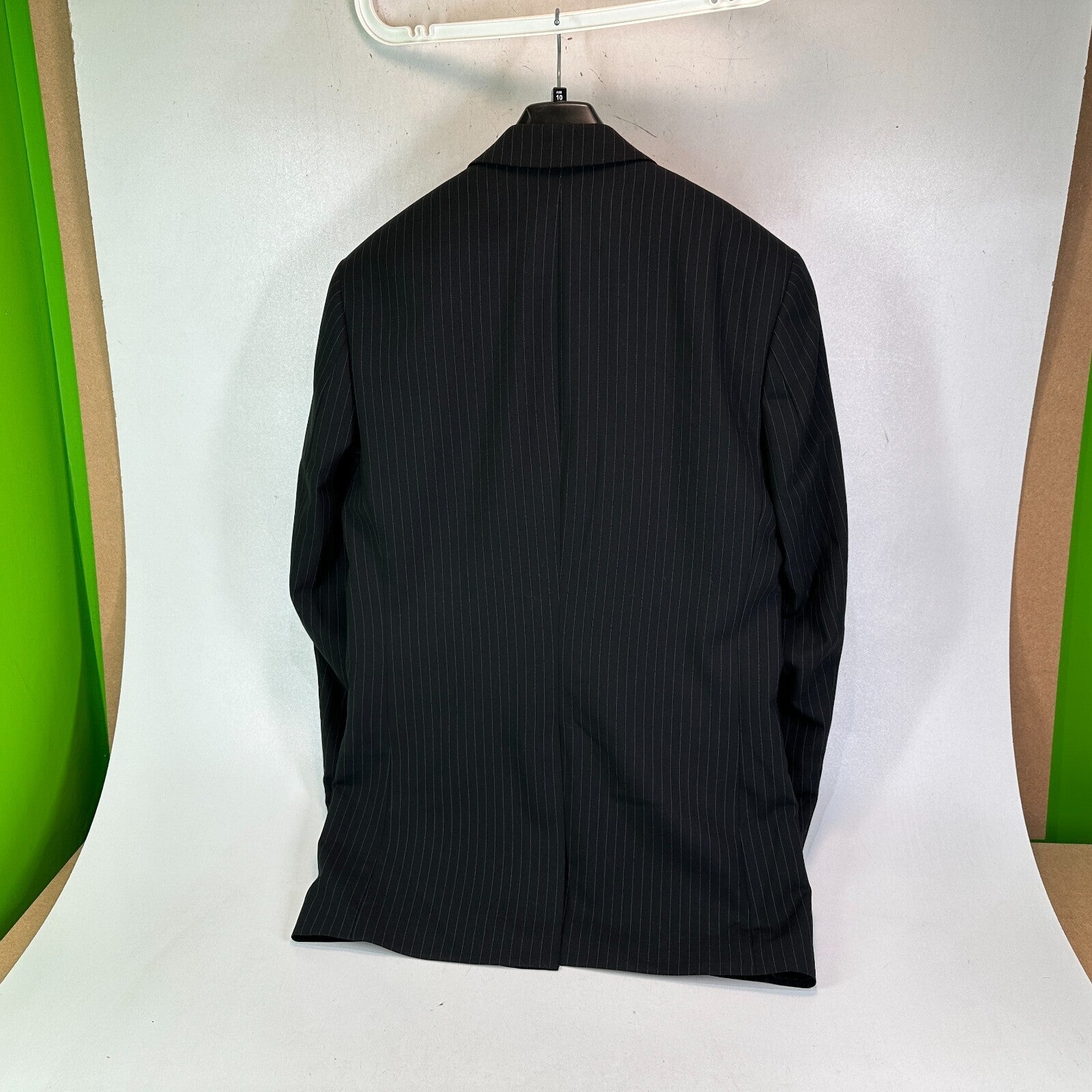Scott By The Label Black Pinstripe Suit Jacket Blazer size 38 - New with Tags