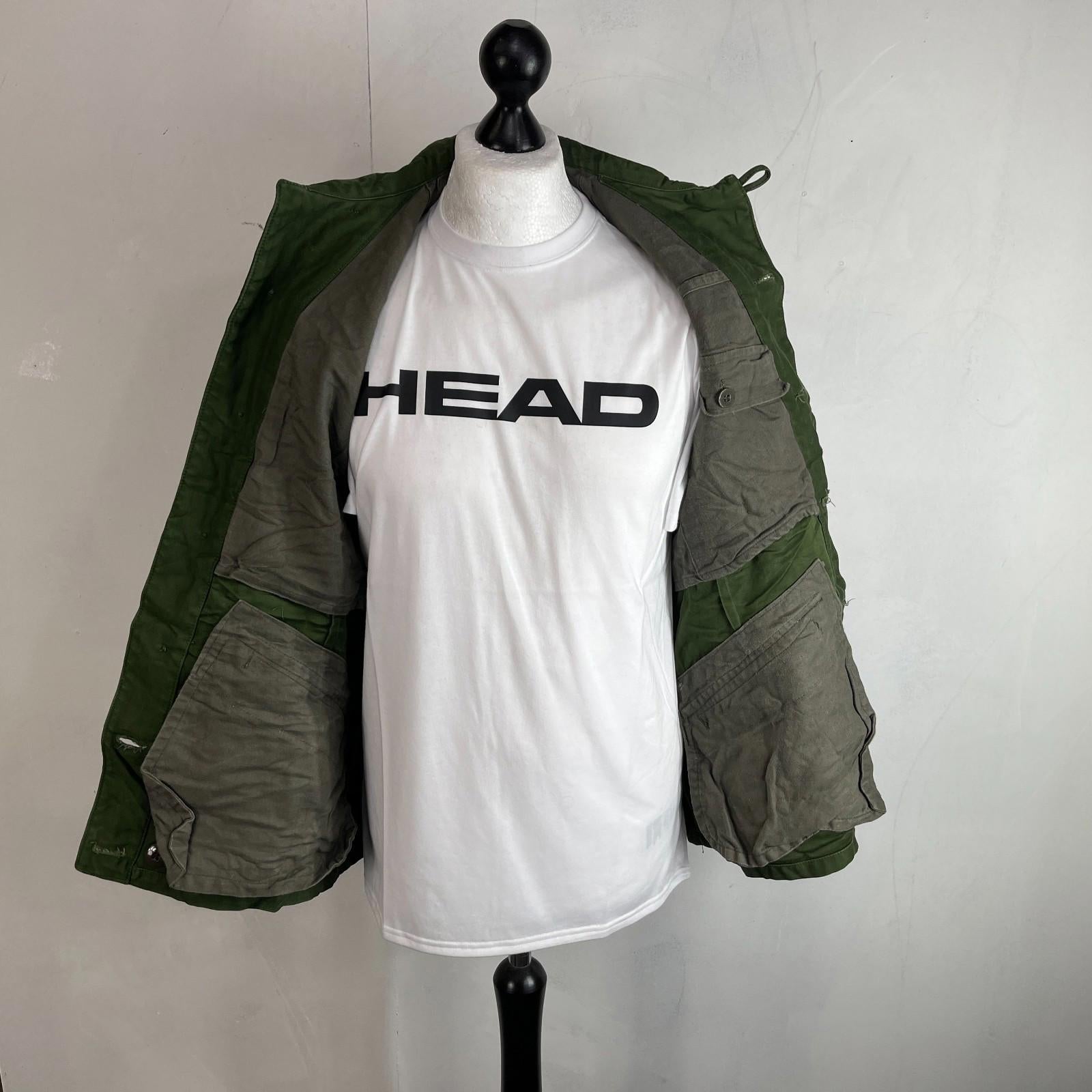 Swedish Army Issue Combat Jacket OG Green Fatigue Coat size C46