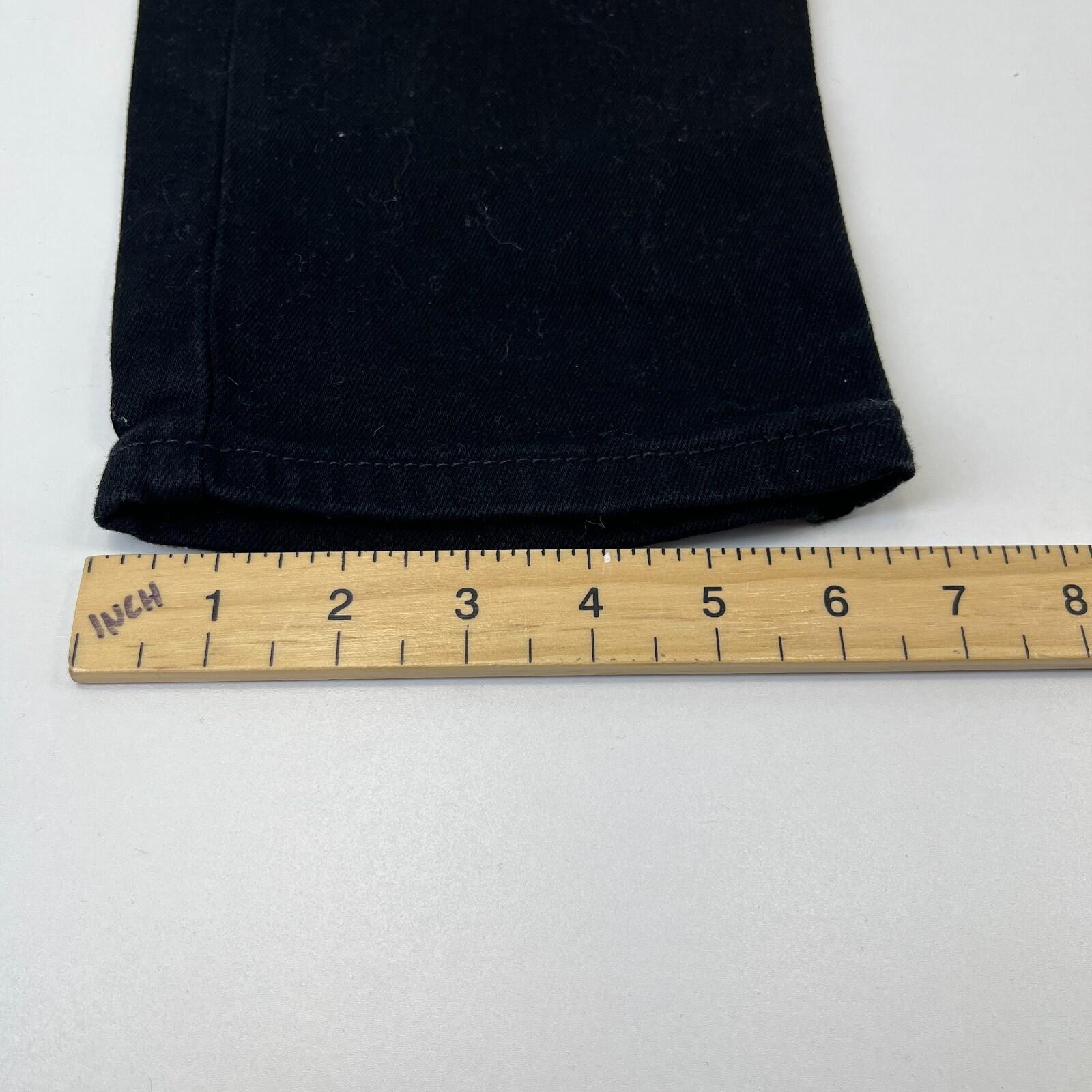 Levi Strauss 512 Jeans Mens Levis W36" Leg 30" Slim Tapered Black