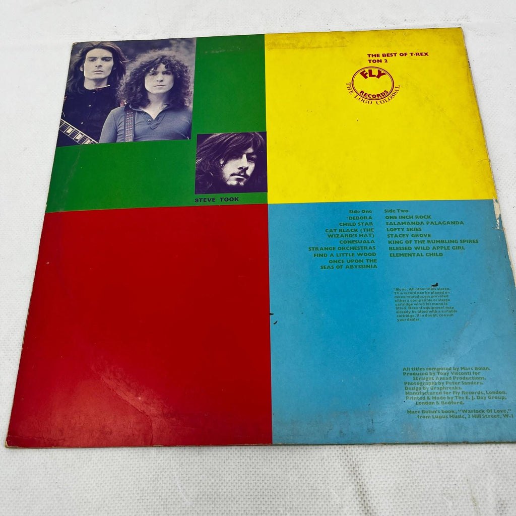 T Rex - Flyback 12" Vinyl Record 1970 - G/VG+