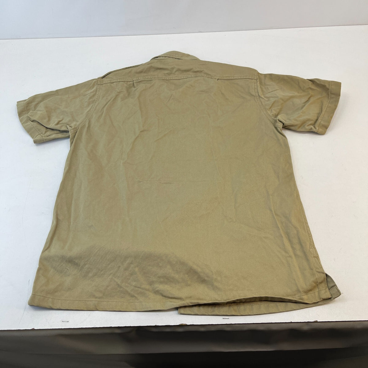 Vintage US Marines USMC Twill Workwear Shirt Short Sleeve Military size M