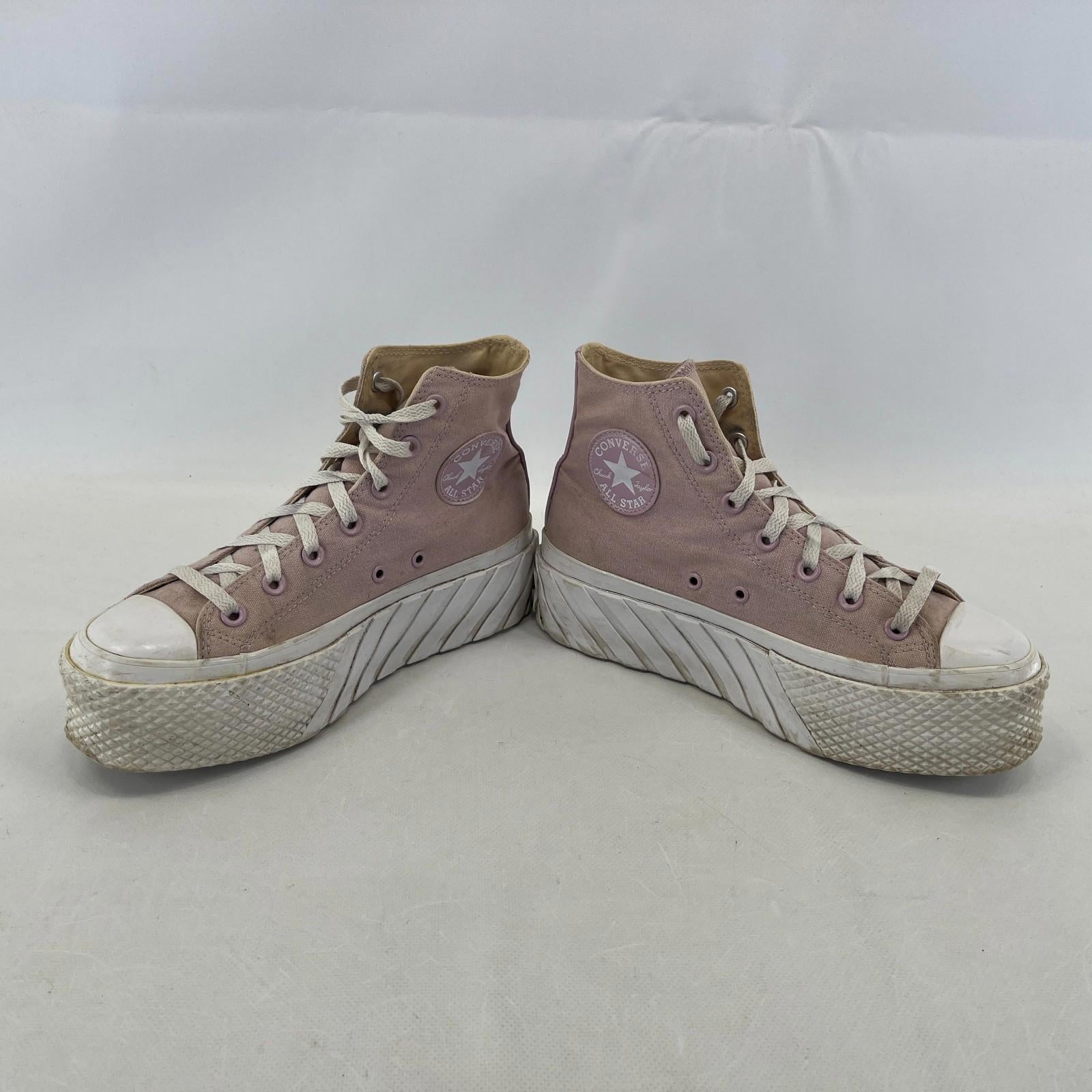 Converse Chuck Taylor Size UK 6 Dusty Pink Canvas High Top Trainers