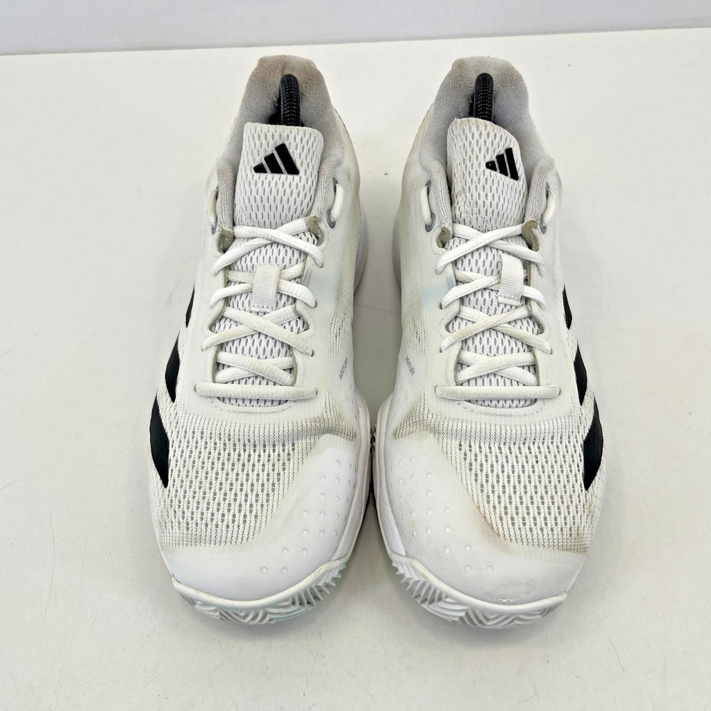adidas Courtflash Speed 2 Tennis Padel Trainers Shoes White UK 7.5 EU 41 1/3