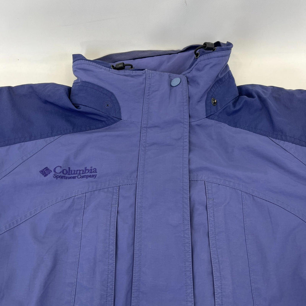 Columbia Women’s Core Waterproof Jacket size Large in 2 Tone Blue