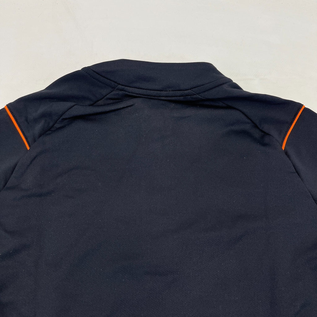 Rangers FC Football Club Kids Matchday 1/4 Zip Shirt Top in Black size Junior M