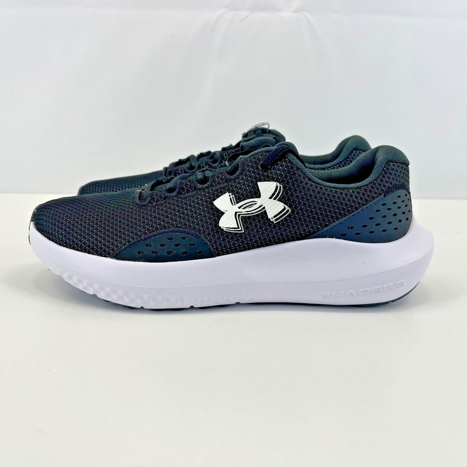 Under Armour UA Charged Surge 4 Trainers Black/White Running size UK 7 / EU 41