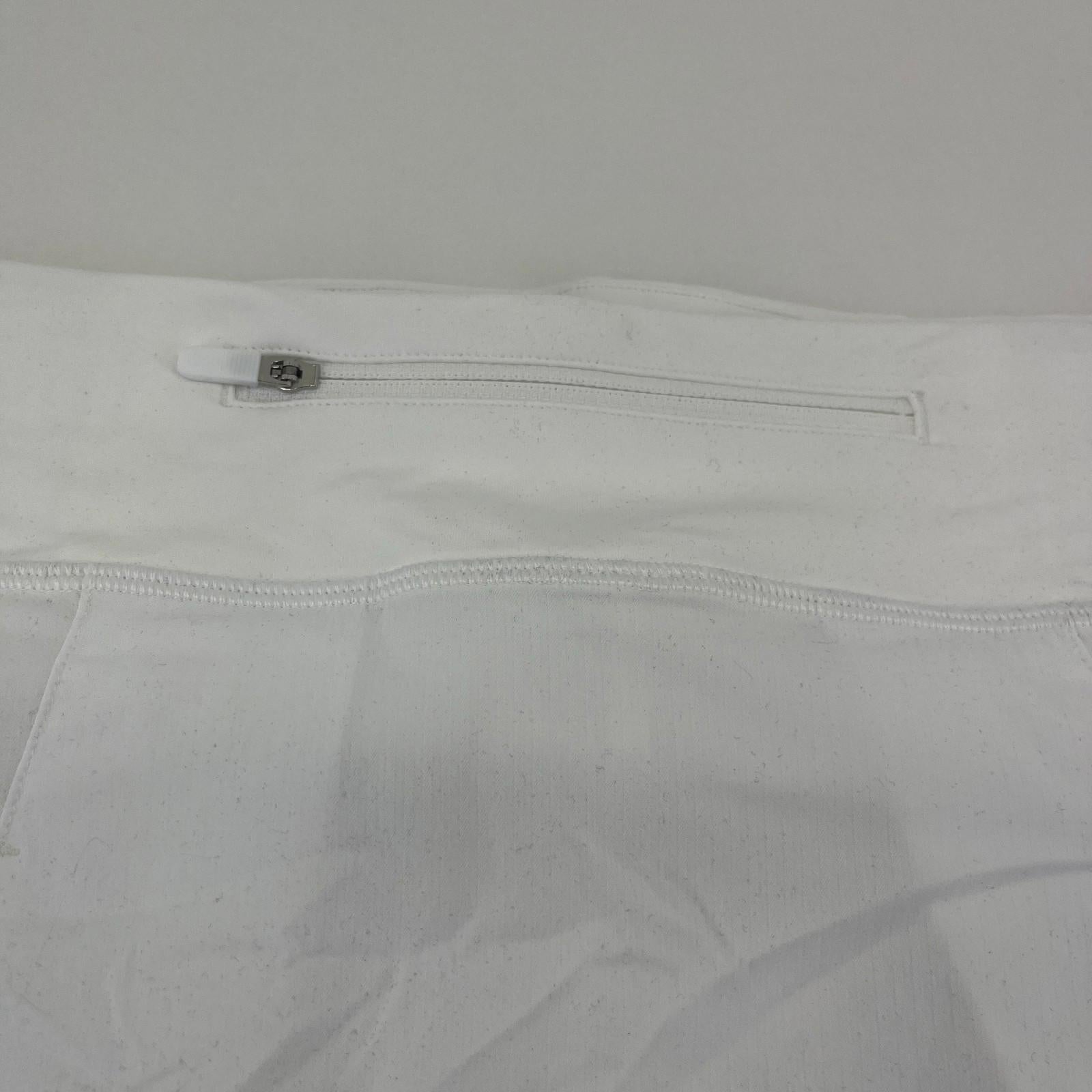Lululemon Pace Rival MR Skirt Skort White Internal Shorts size US 14 UK 18 BNWT