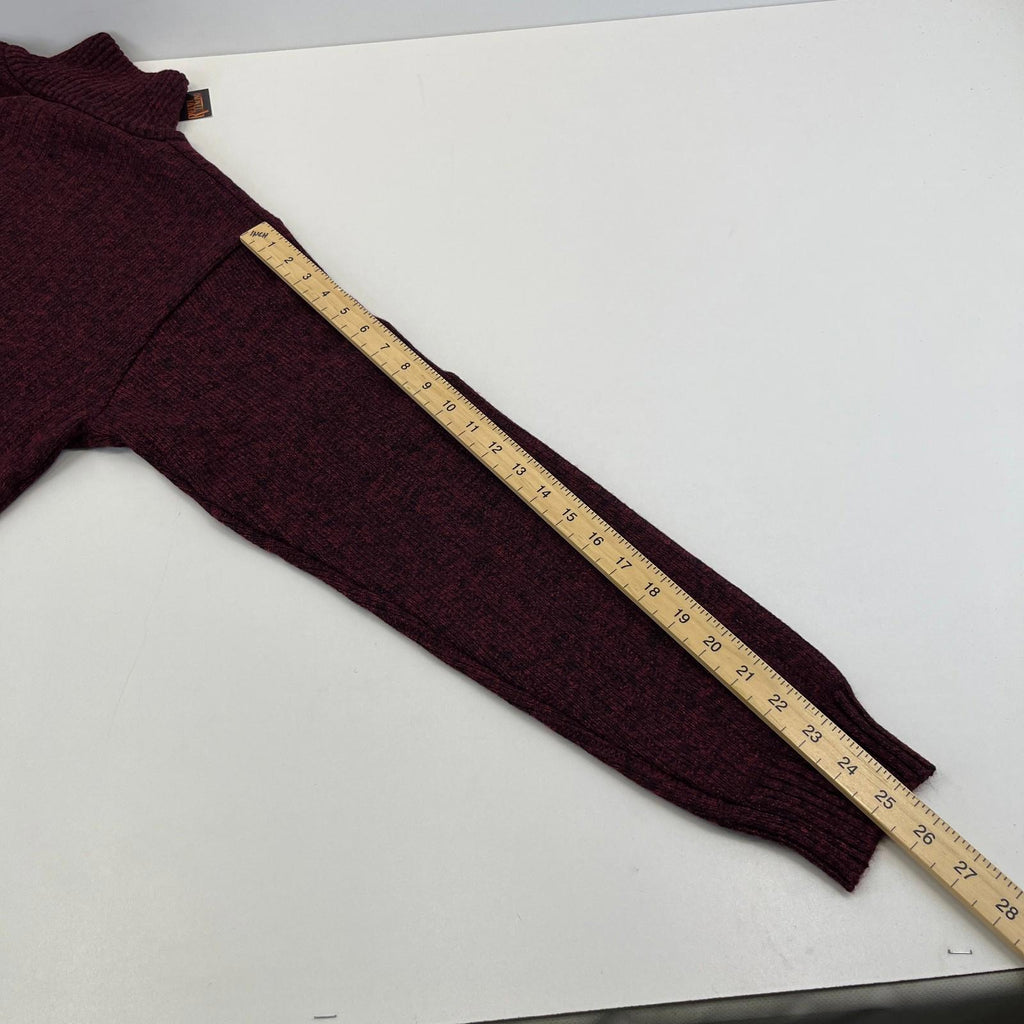 Raphael Valencino Thermal Fleece Lined Jacket Maroon Long Sleeve Mens L - New