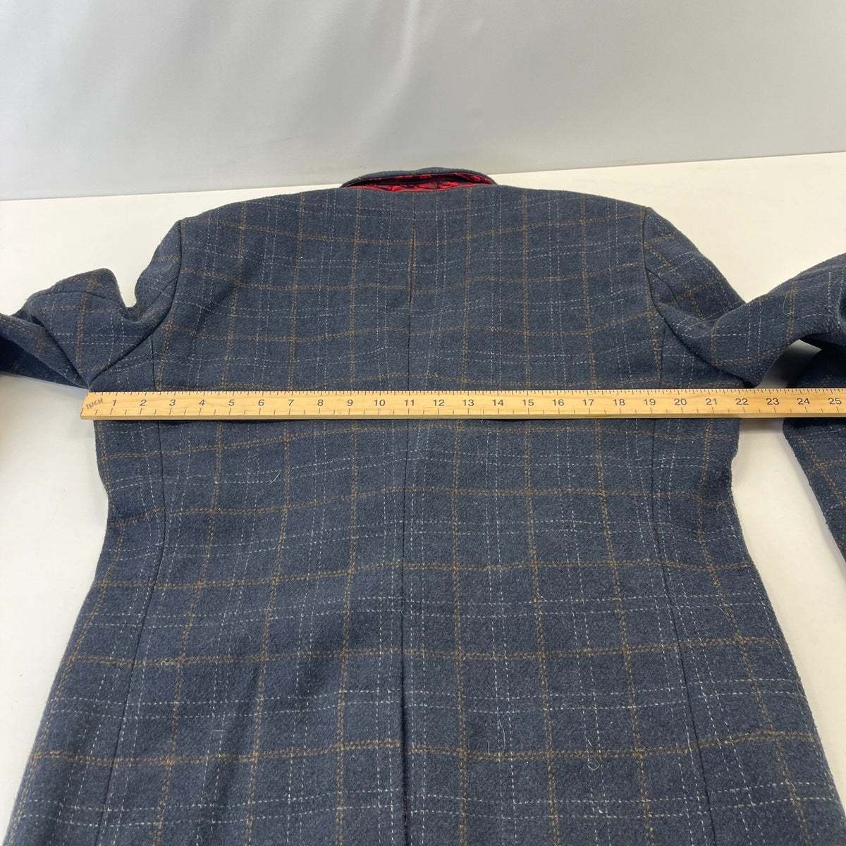 Lambretta Carnaby Street Checked Blazer Jacket in Charcoal Grey Mens Size UK 40