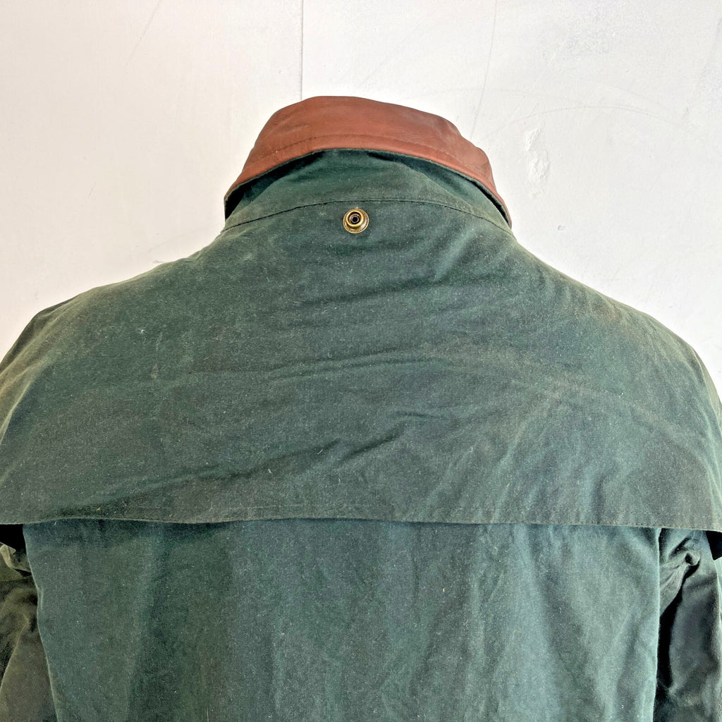 Koolah Middy Premium Wax Jacket Dark Green Made in Canada size 2XL fits like 4XL