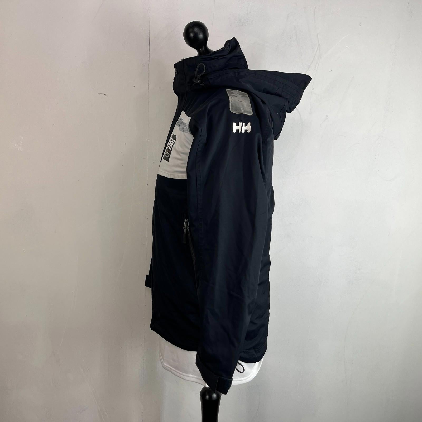 Helly Hansen Tech Performance Sailing Jacket Coat in Black Size S