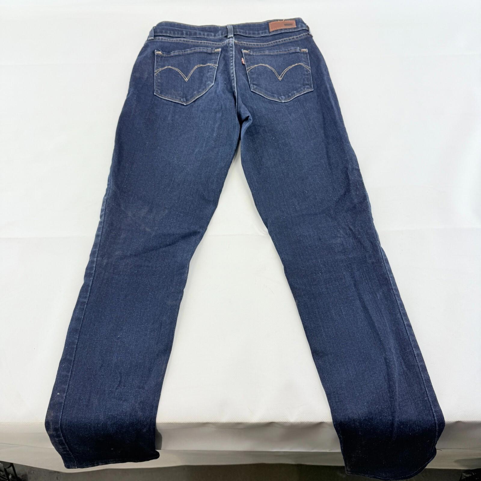 Levi's Bold Curve Jeans Modern Rise Skinny Women Blue Denim W26" L26" Low Waist