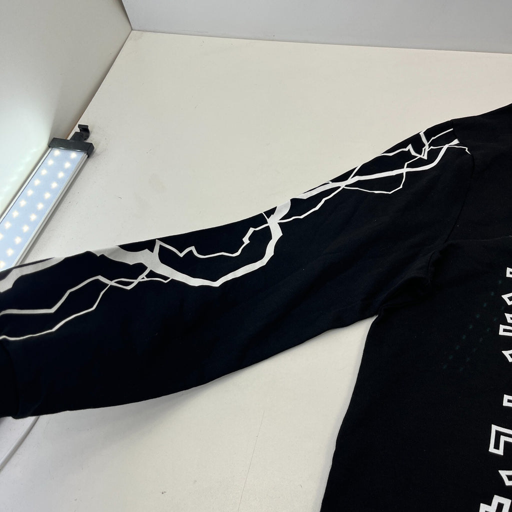 Criminal Damage Premium Black Pokémon Pikachu T-Shirt Long Sleeve size Medium