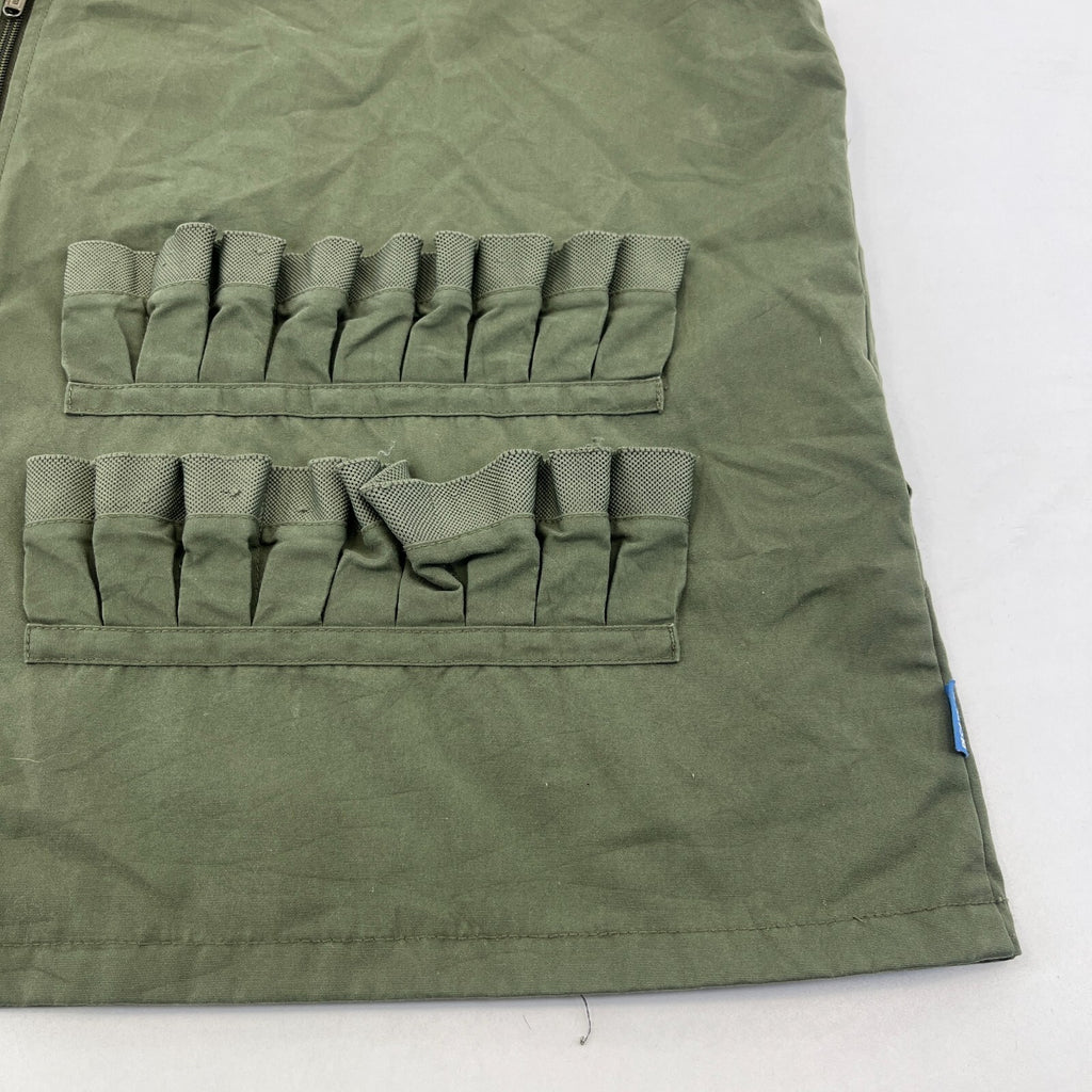 Decathlon Men's Shooting Vest in Olive Green Cotton Canvas size 3XL