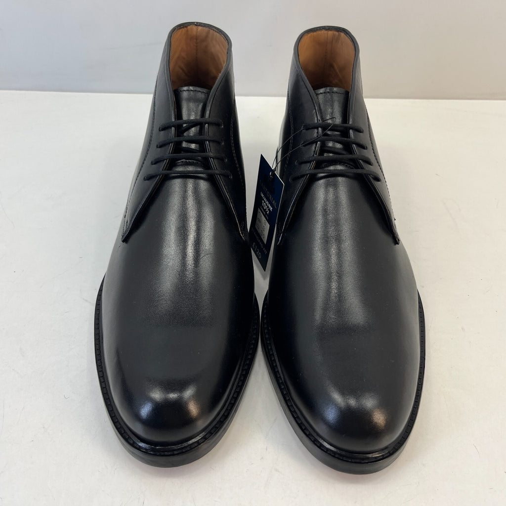 Marks & Spencer Sartorial Black Leather Smart Luxury Boots UK 10.5 RRP £120 New