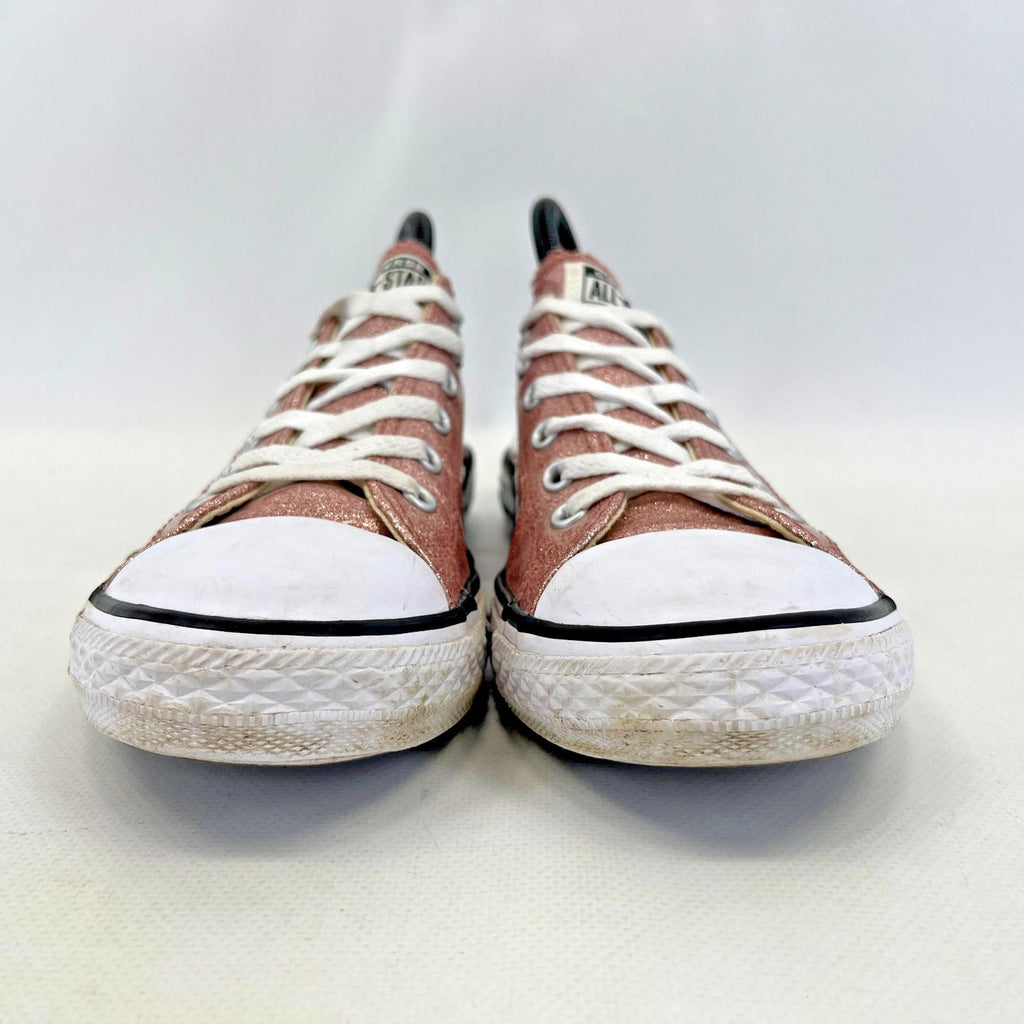 Converse All Star Sparkly Pink Glitter Trainers UK size 4