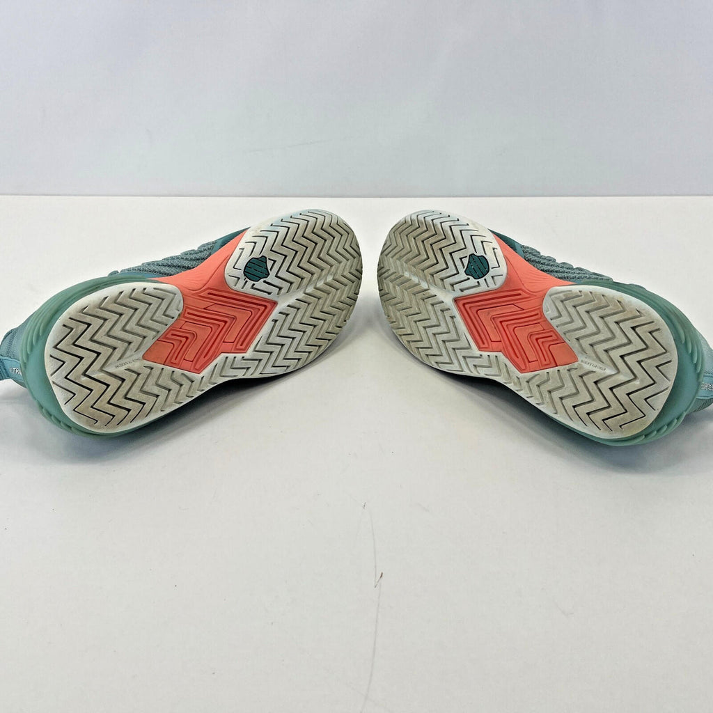 K-Swiss Ultrashot 3 Tennis Shoes in Turquoise & White - Women's size UK 5 EU 38