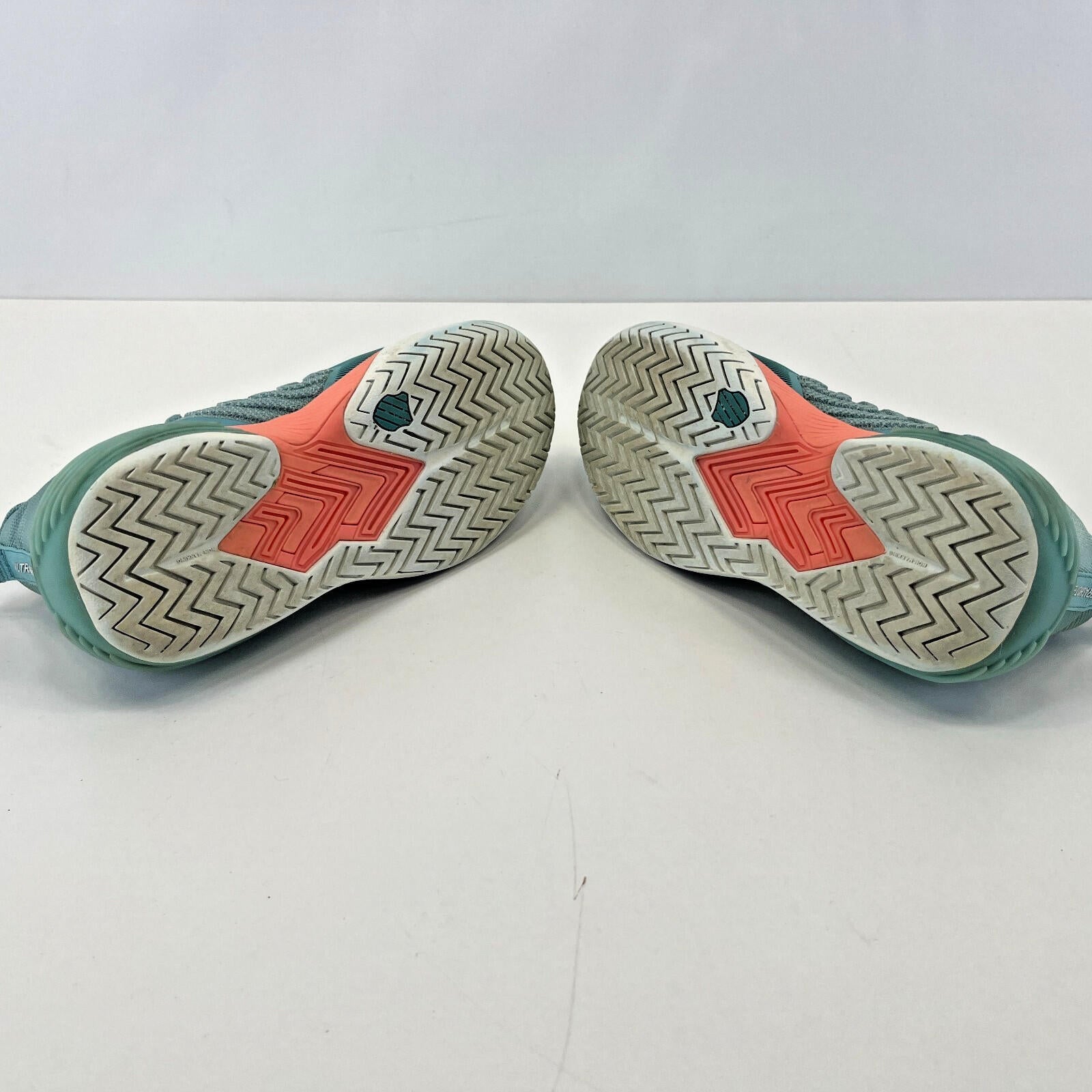 K-Swiss Ultrashot 3 Tennis Shoes in Turquoise & White - Women's size UK 5 EU 38