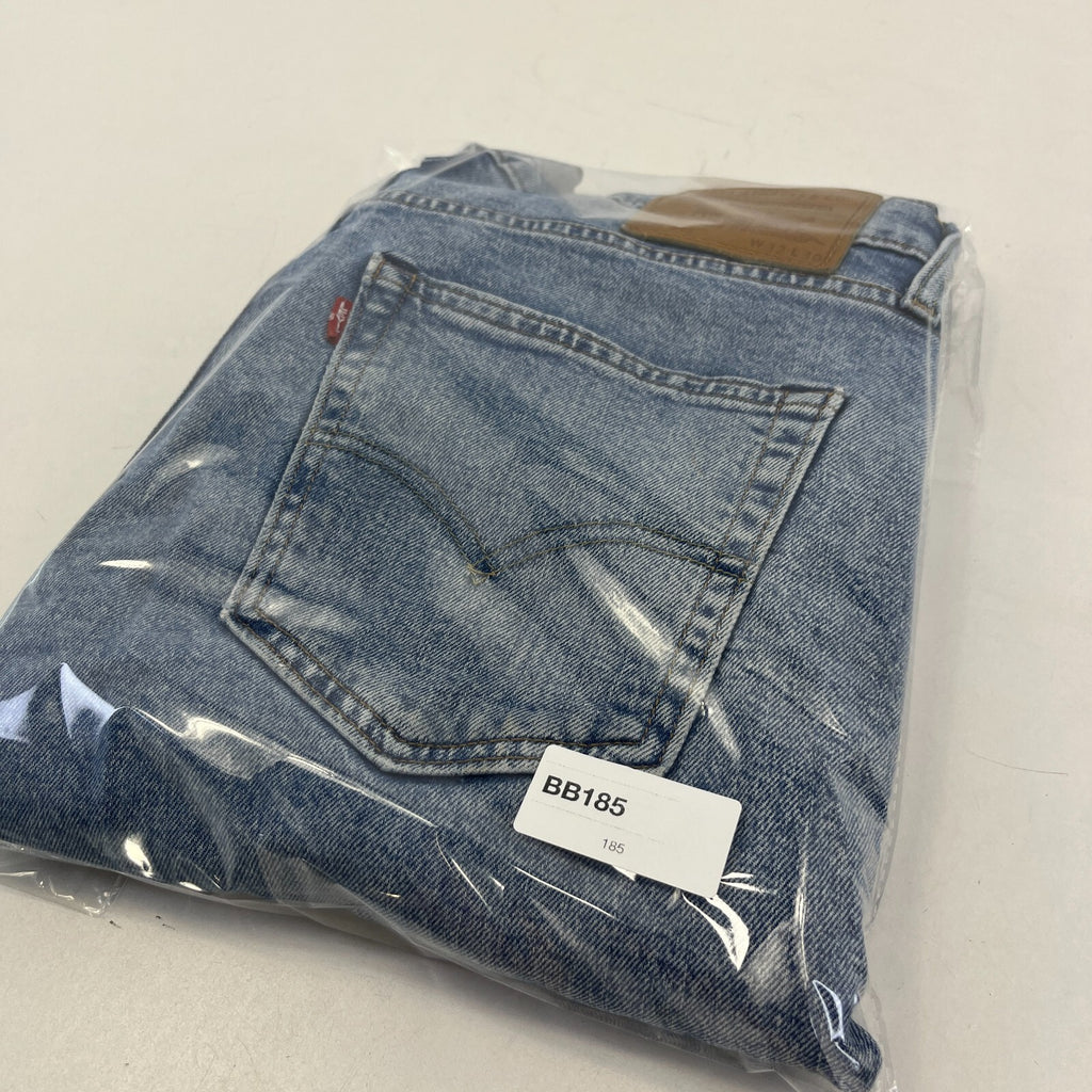 Levi Strauss 514 Jeans Blue Regular Straight Denim W32 L30 Zip Fly Men's Red Tab