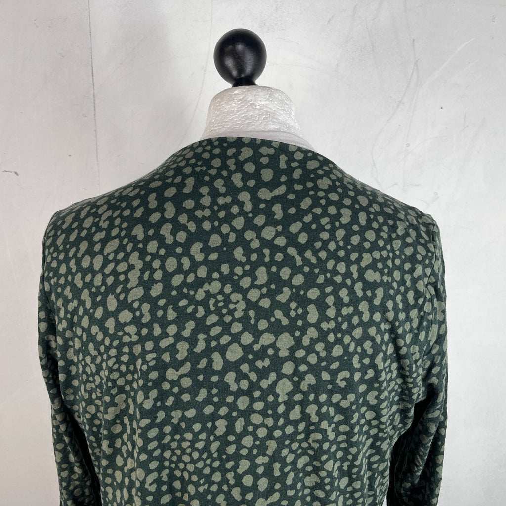 Joules Annalise Skater Dress UK size 18 Dark Green Jersey Fit & Flare Comfy