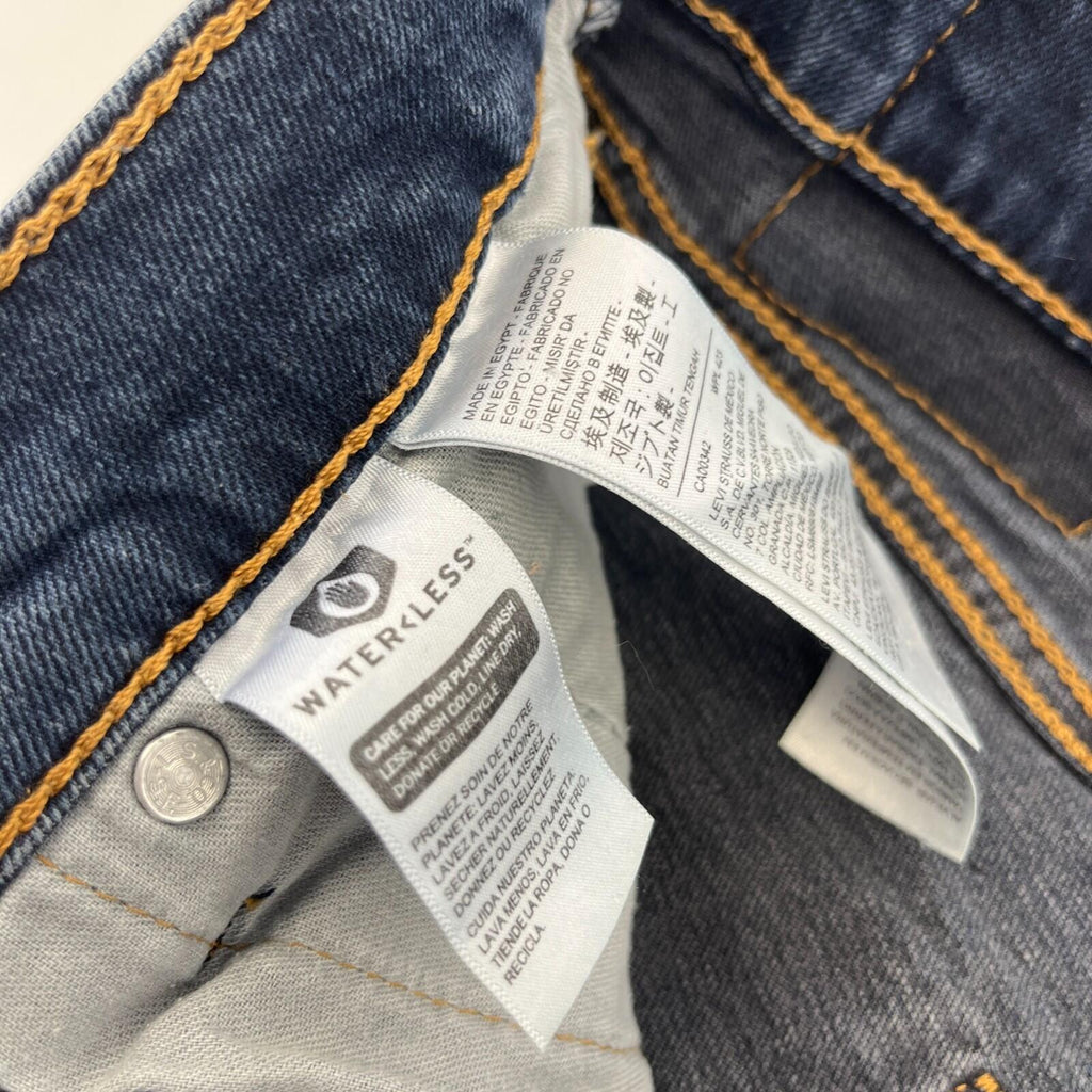 Levis 512 Slim Jeans W30" *L29" Men Blue Stretch Red Tab Zip Fly