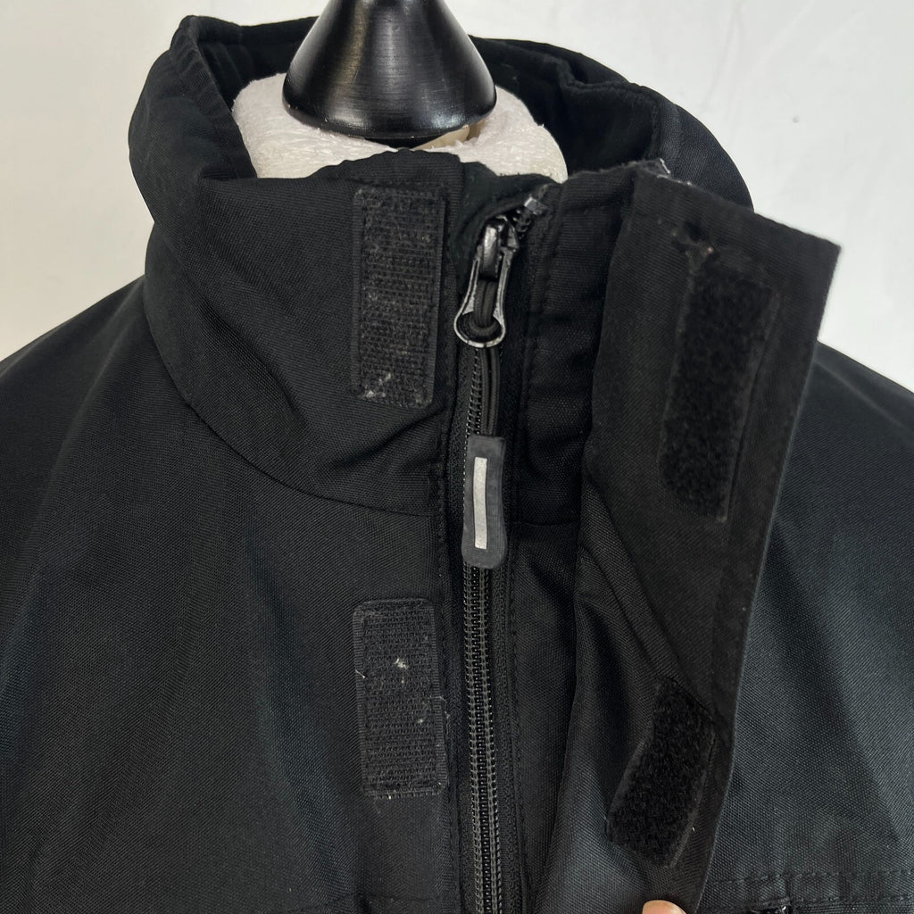 Helly Hansen Workwear Jacket Men's size XL Black Chore Coat Quilt Lined