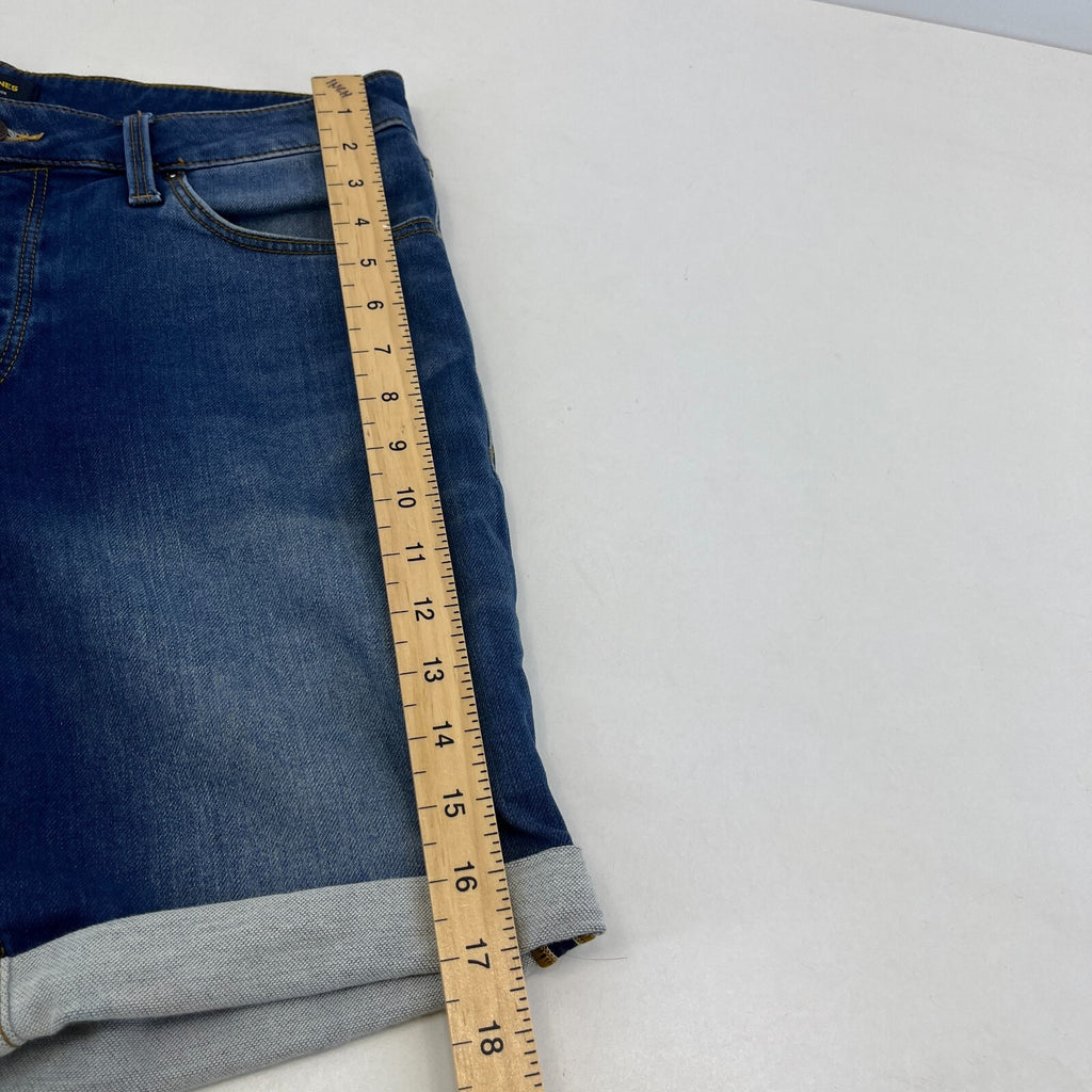 Jack & Jones Men’s Blue Slim Fit Denim Shorts Turn-Up Leg size M - W32"