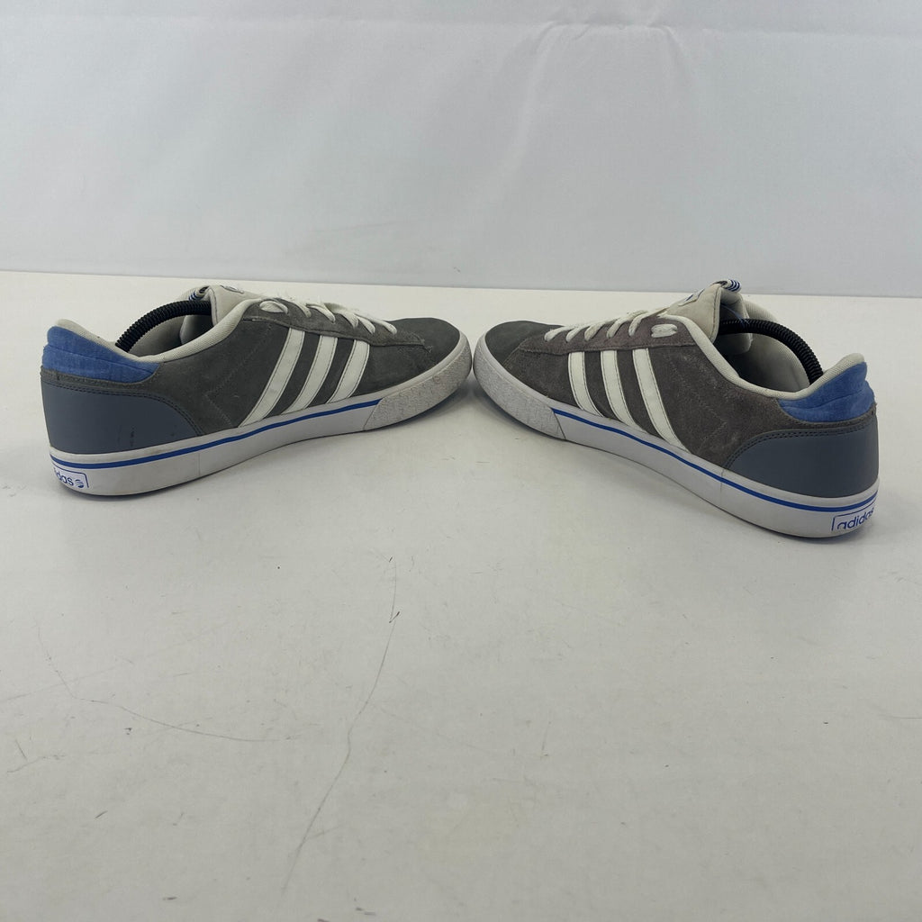 Adidas Neo Suede Leather Trainers in Grey Blue 2015 size UK 12 EU 47 1/3