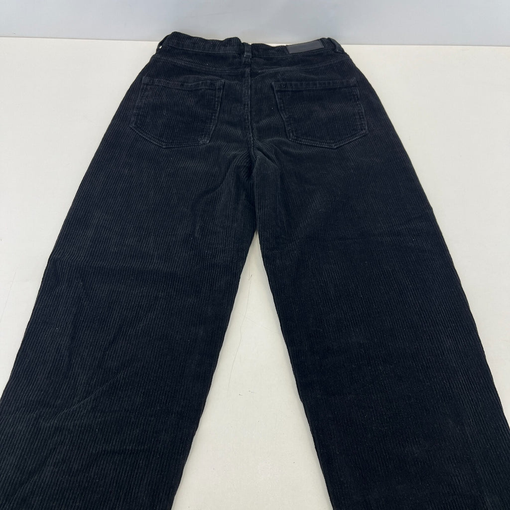 Whistles Autumn Winter Black Paperbag Corduroy Jeans Trousers size 27 Leg 26"