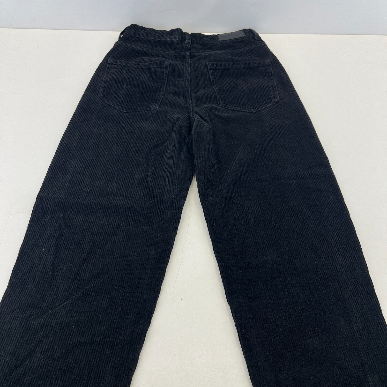 Whistles Autumn Winter Black Paperbag Corduroy Jeans Trousers size 27 Leg 26"
