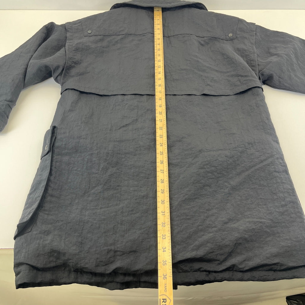 Genuine Macintosh Women's Insulated Mac Rain Trench Coat in Black UK size 12