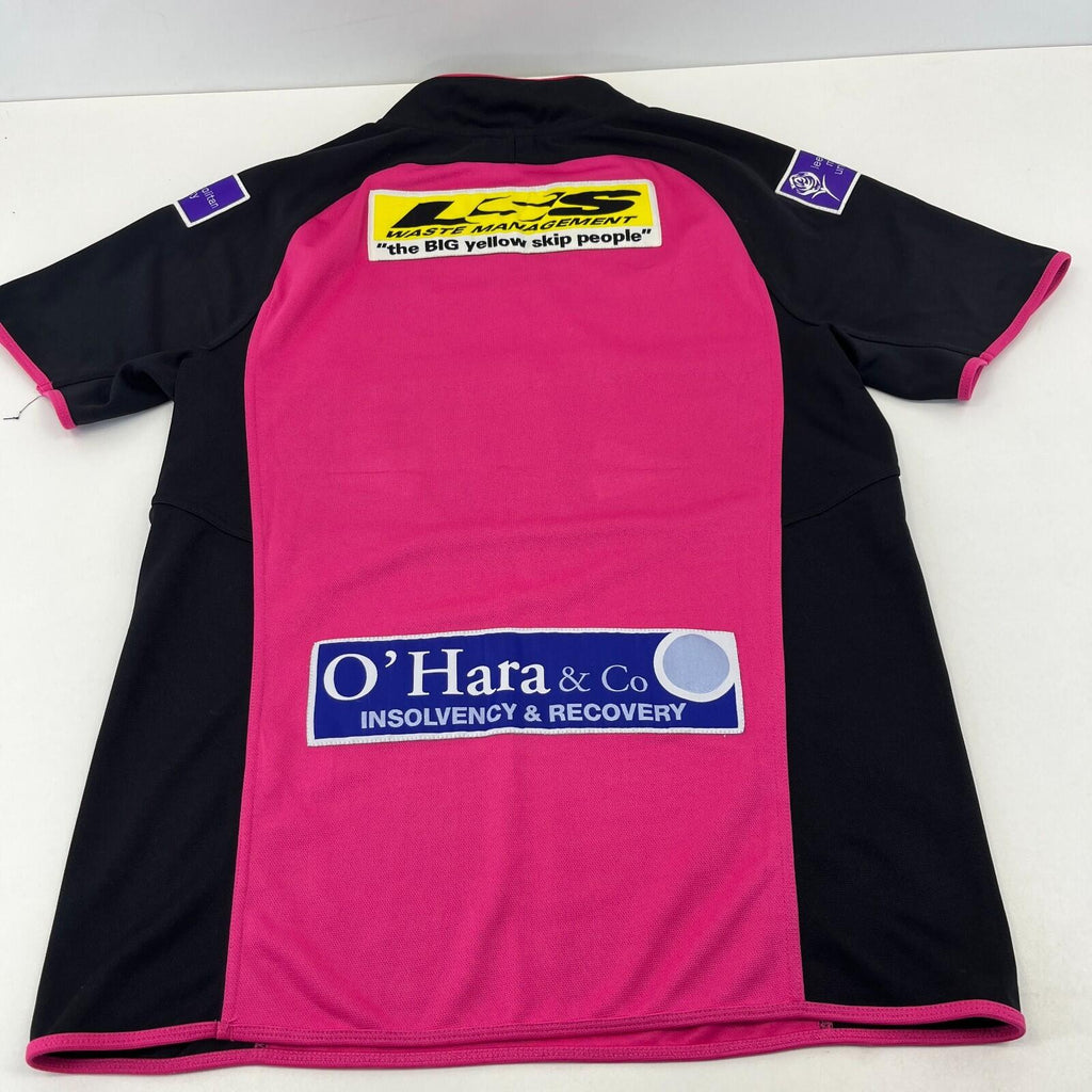 Leeds Rhinos Rugby League Shirt 2013 Away Pink Size Large Jersey ISC size M