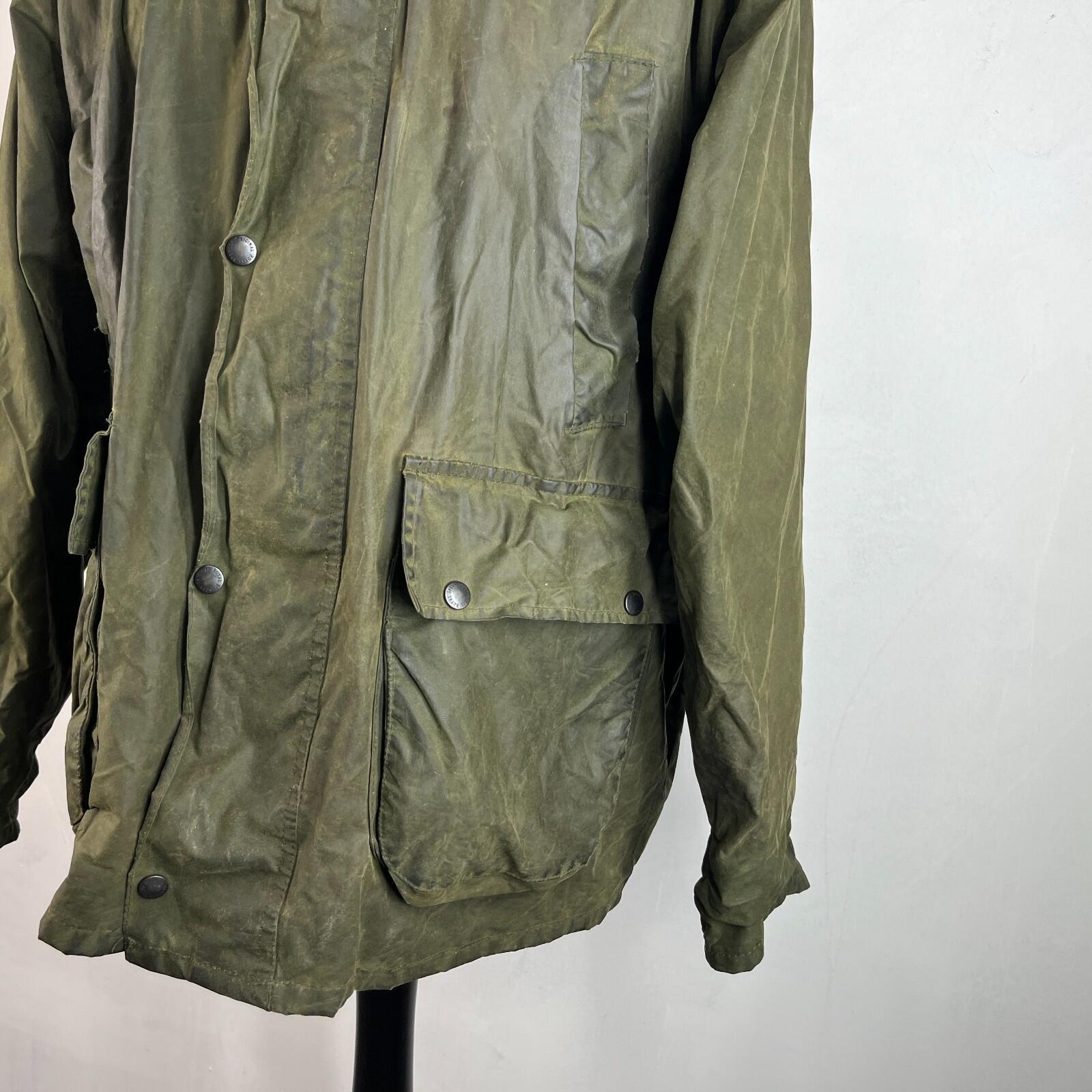 Royal Spencer Mens Wax Hunting/Farming Jacket in Green size Large