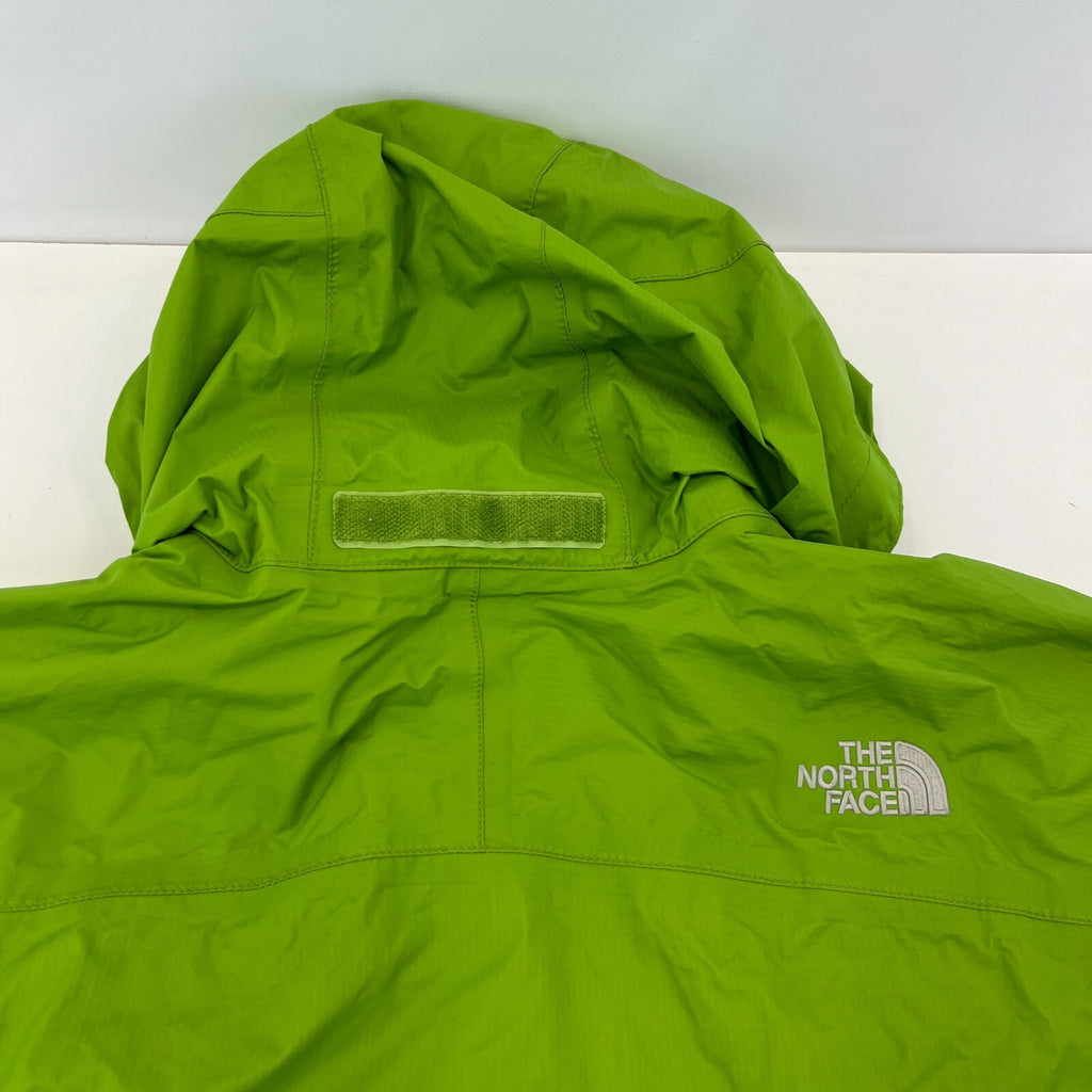 North Face Jacket Women's Medium Green Hyvent Windbreaker Hood Rain Coat Lady