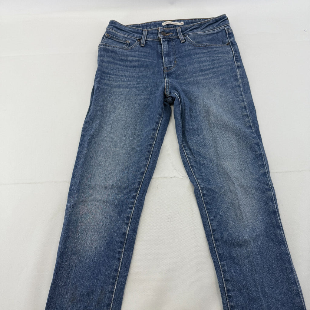 Levi's 721 Mid Blue High Rise Skinny Denim Jeans UK Women's W27 L32 Levi Strauss