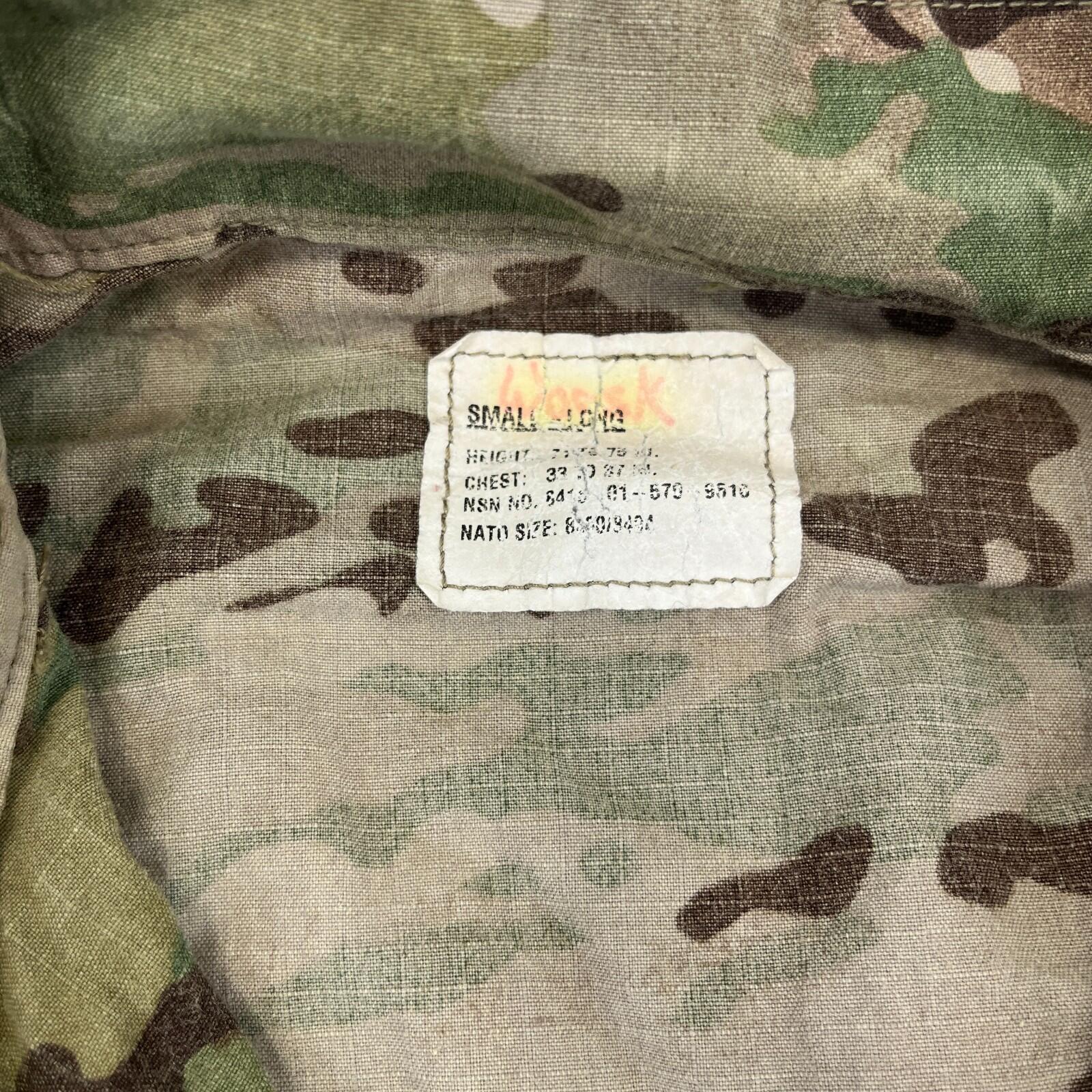 US Army Surplus Issue Woodland BDU Jacket Camo Combat Uniform size Small-Long