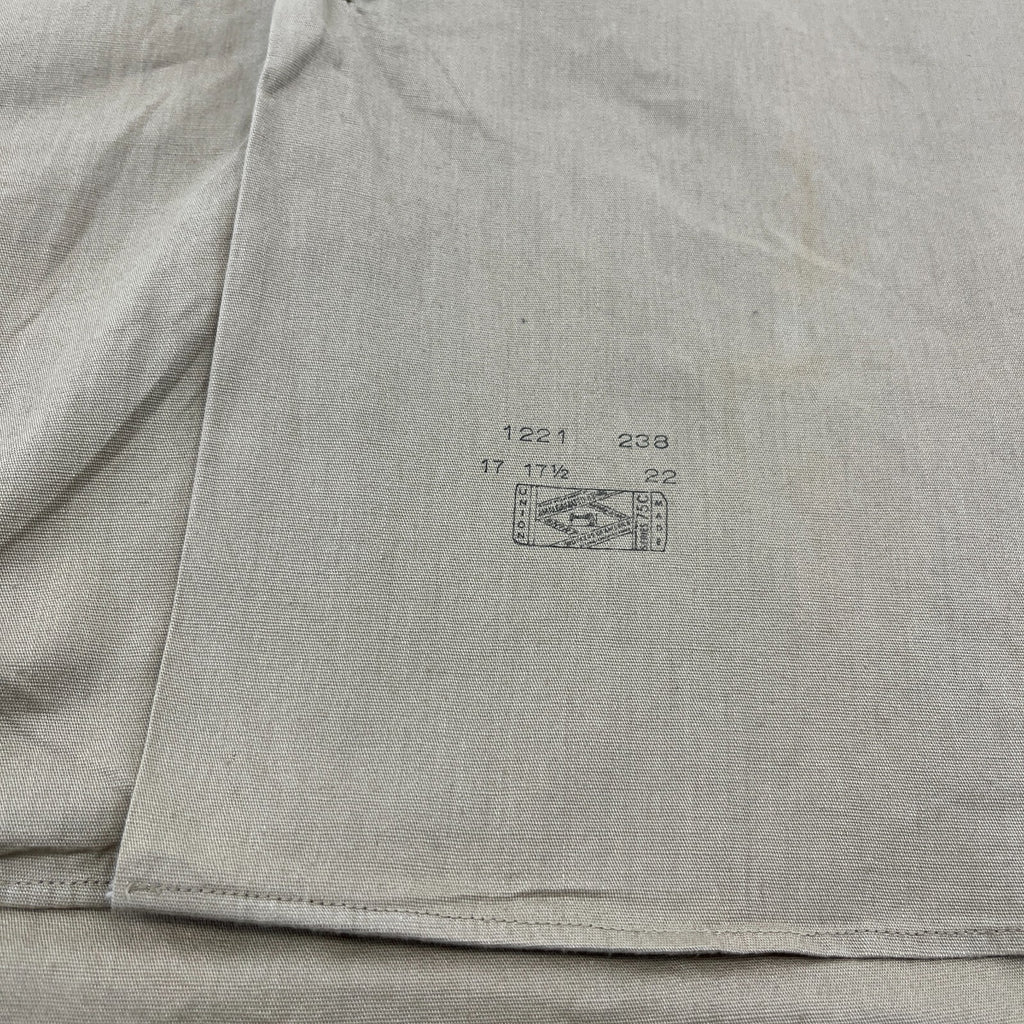 Vintage Elbeco Reeves Khaki Sanforized Poplin Workwear Shirt US Military XL