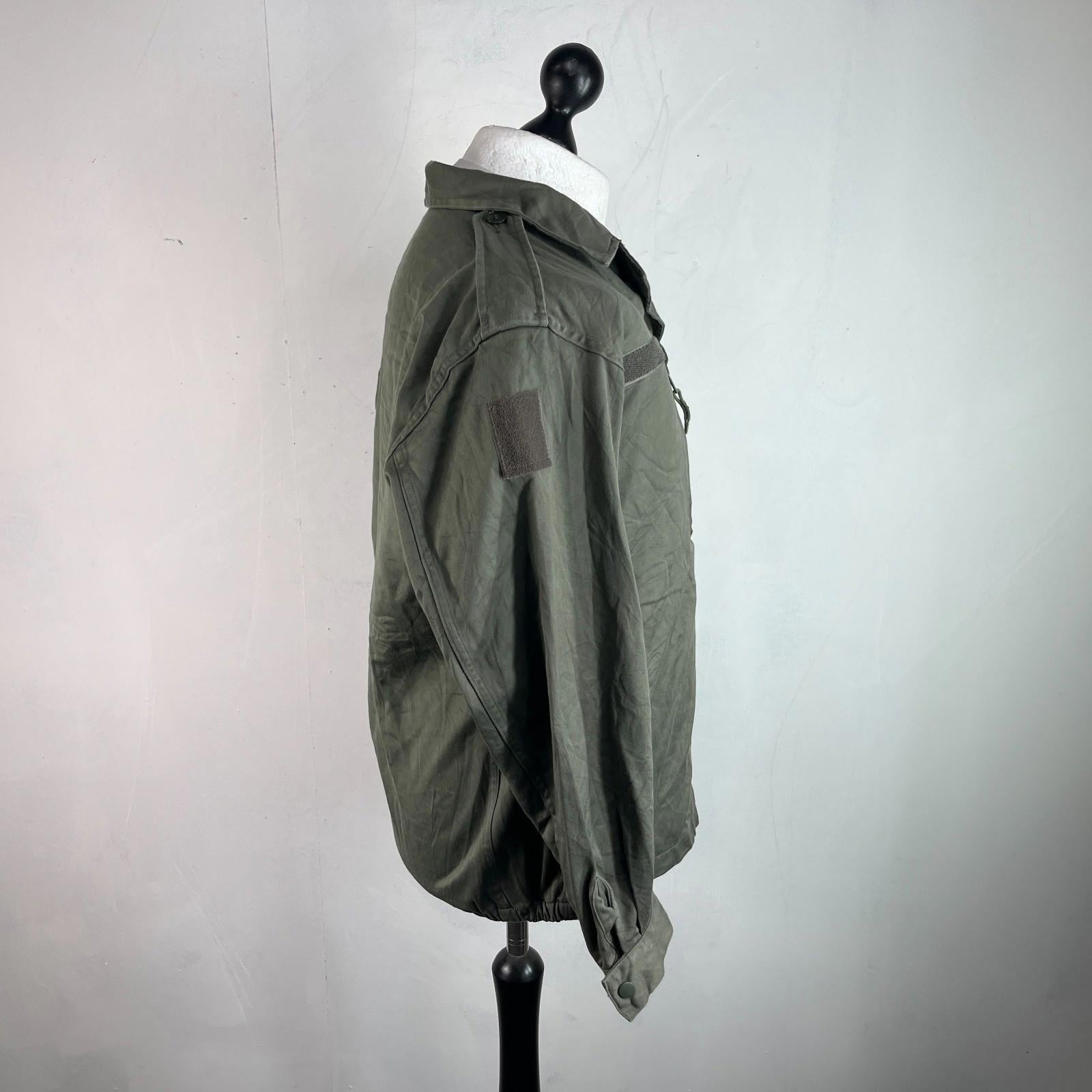 Vintage 1994 French Military Army Combat Bomber Jacket Chore OG Green size 104 M