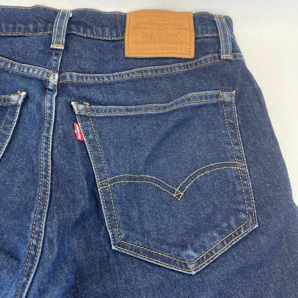 Levi's Skinny Taper Premium Big E Women's Jeans W32" L32" Mid Blue Denim