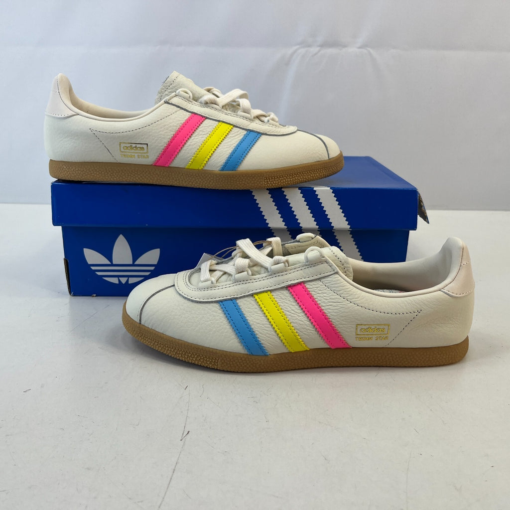 Adidas Trimm Star Men’s CMYK White Leather UK 7.5 - IH9550 - New in Box