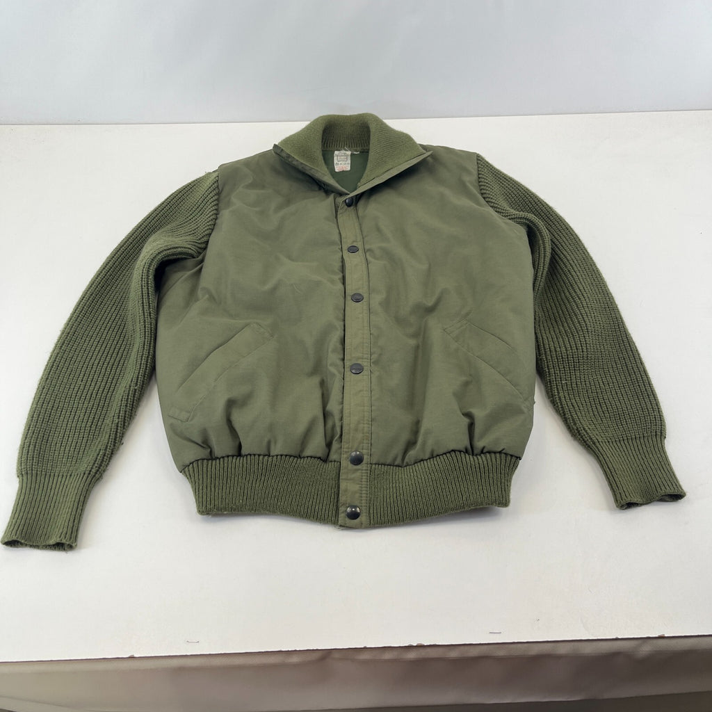 British Military Green Thermal Quilted Cold Weather Jacket size 38 (medium)