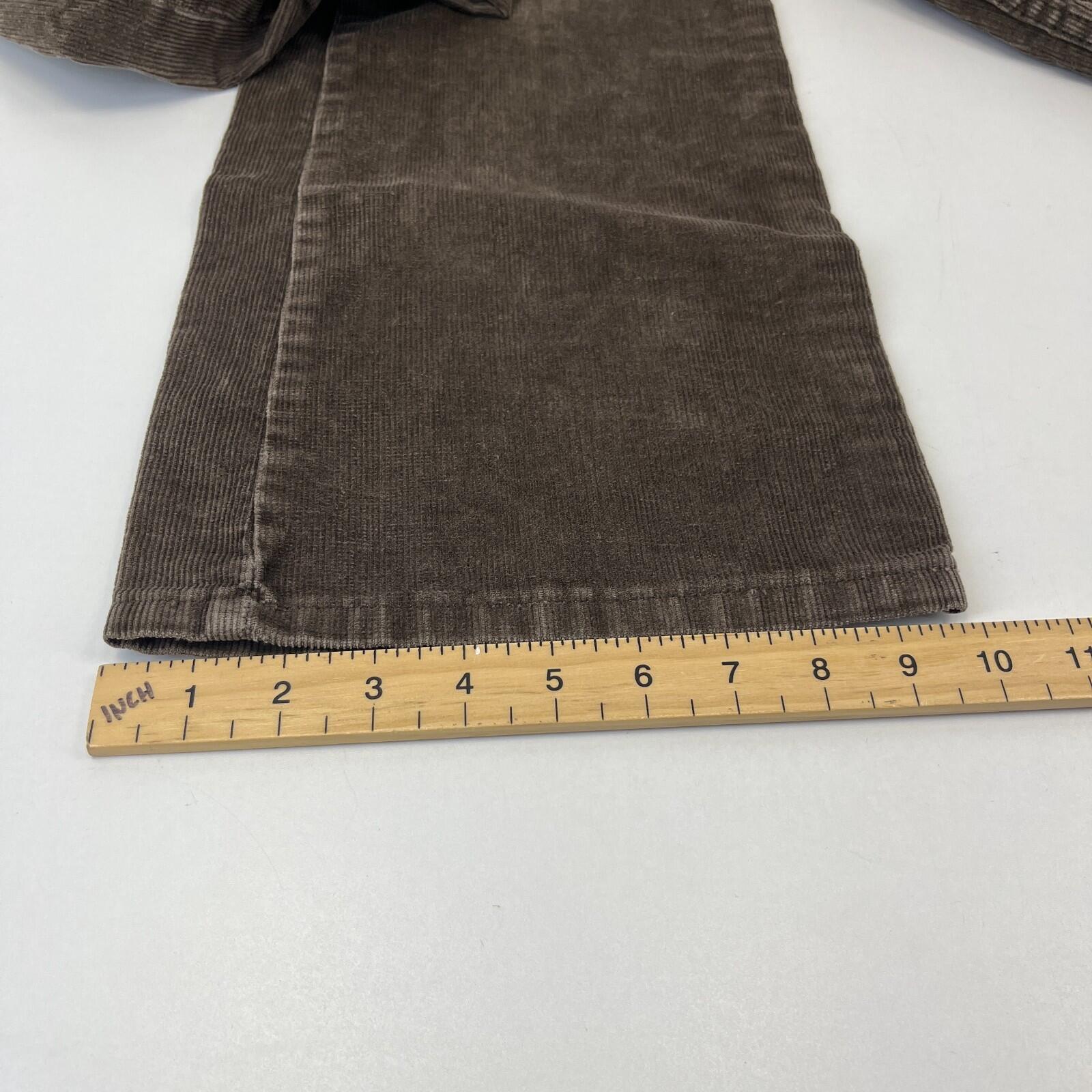 Levi's 527 Low Boot Cut Corduroy Trousers - Brown Cords W33" L30" Levi Strauss