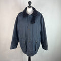 P.G. Field Men's Navy Blue Wax Jacket size XL British Made Outdoor Rural