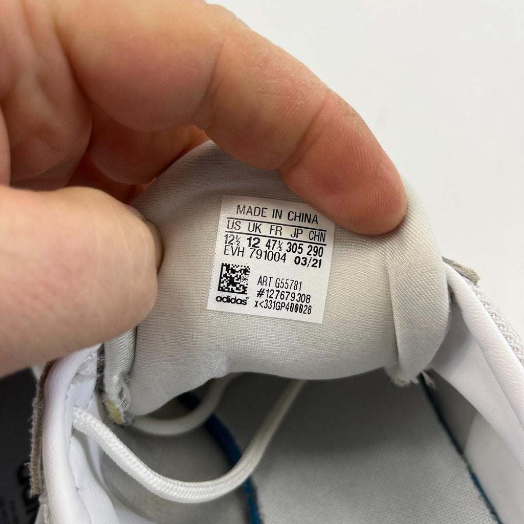 Adidas ZX 700 HD Trainers UK Men's size 12 White Mesh Running Shoes Gym Casual