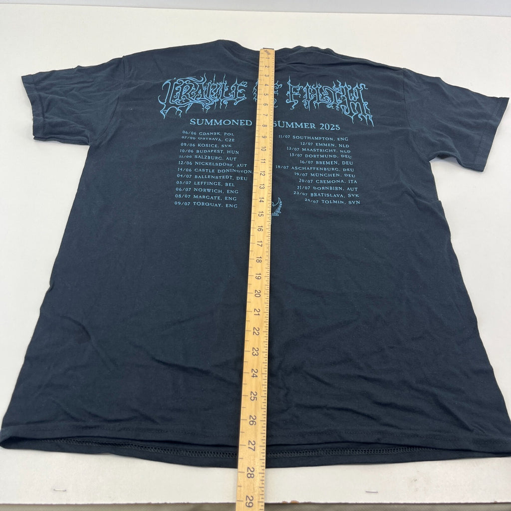 Cradle of Filth Summoned in Summer 2025 Tour T Shirt size Medium - NWOT
