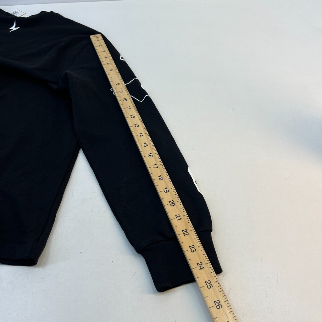 Criminal Damage Premium Black Pokémon Pikachu T-Shirt Long Sleeve size Medium