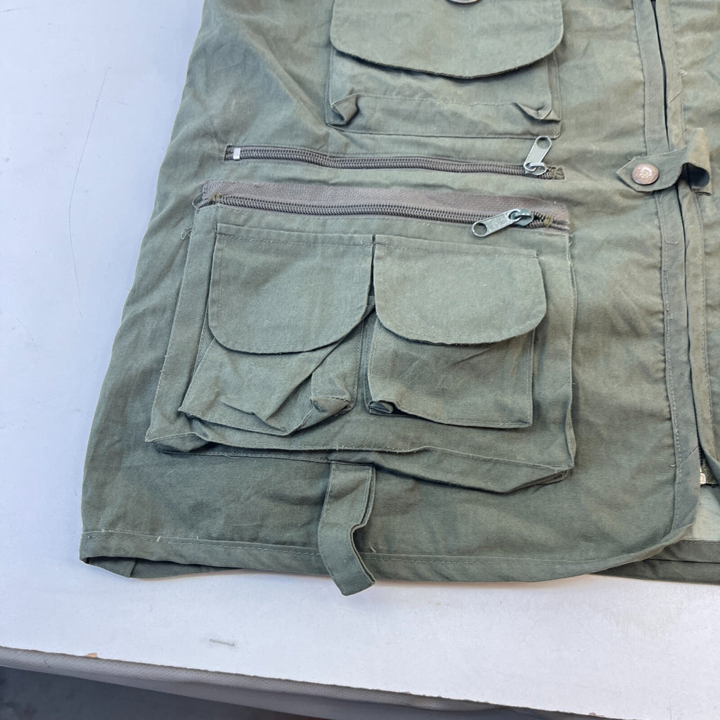 Ayu Hunters Gilet Mens Hunting Shooting Fishing Vest Olive Green size 2XL
