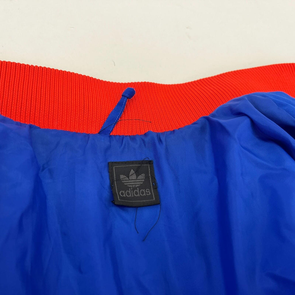 Vintage Adidas Insulated Team Jacket Mens Blue/Red UK size Small