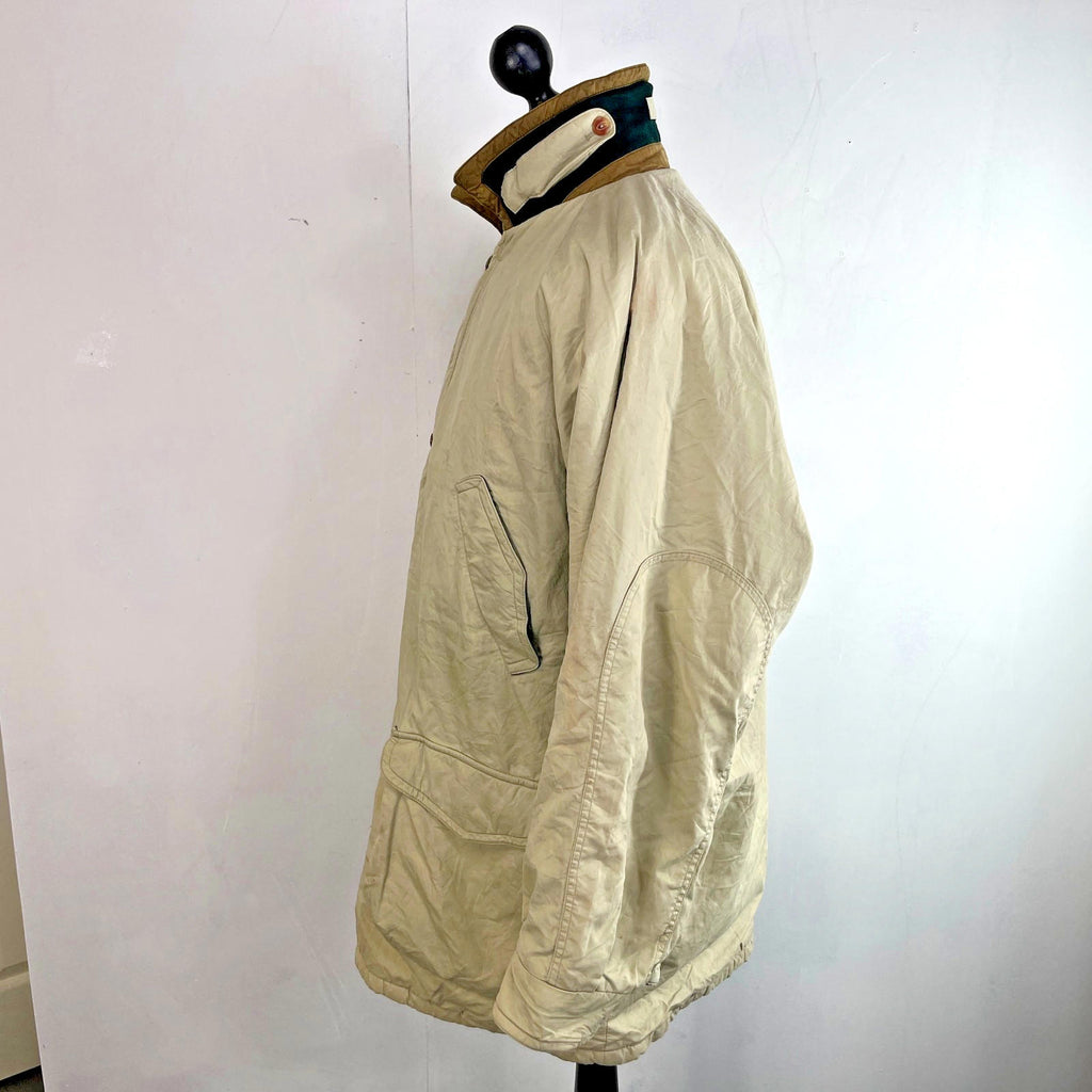Gant "The Parka" Men's Casual Jacket Mid Length Beige Overcoat size M